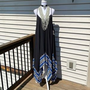 Flowing Handkerchief Hem Maxi by Express